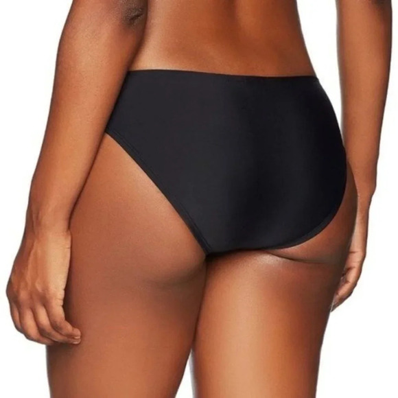 NEW Coastal Blue Black Low Rise Hipster Bikini Swim Suit Bottoms Size 2XL - Picture 2 of 7